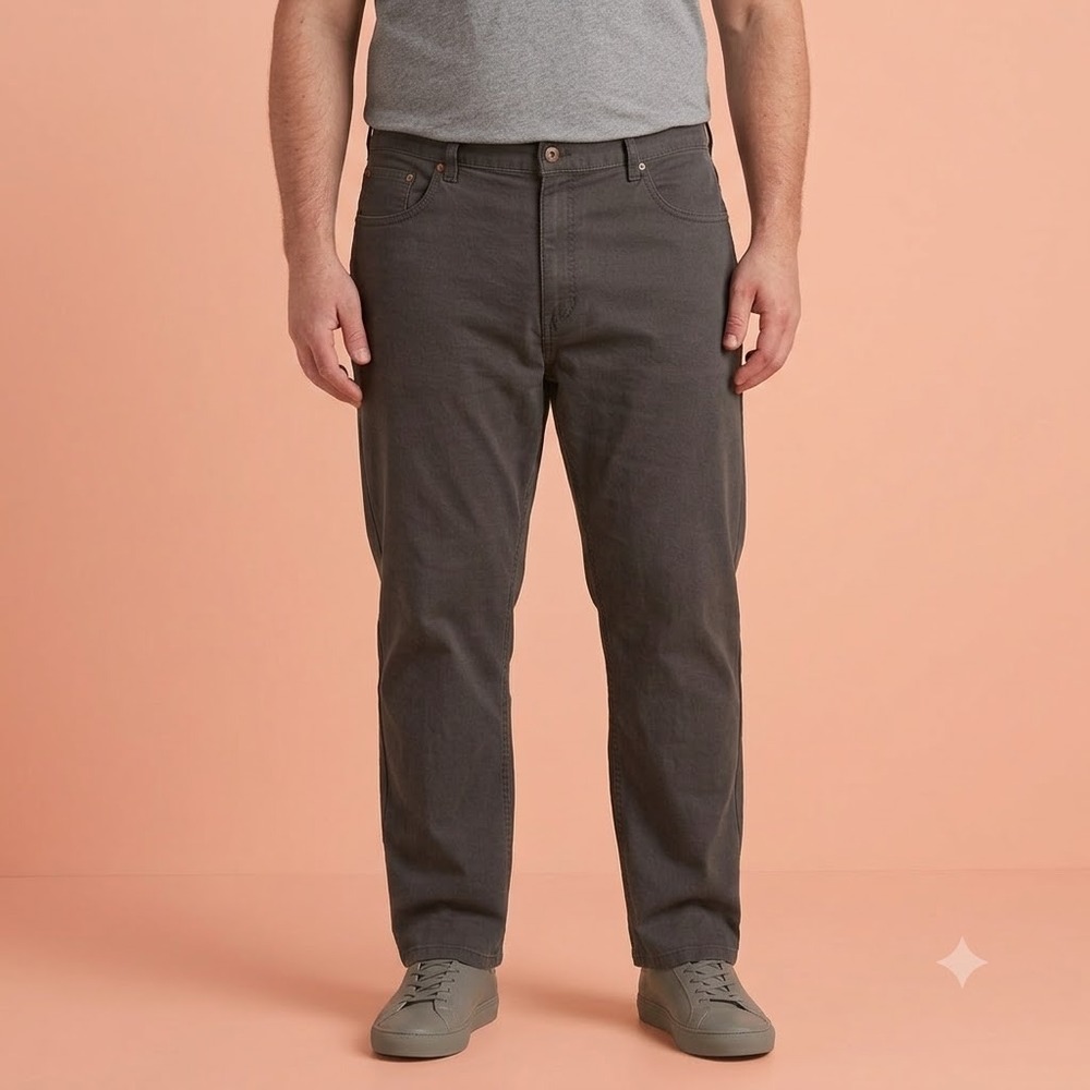 Dockers Pants Mens 40x30 Brown Classic Fit Casual Cotton
